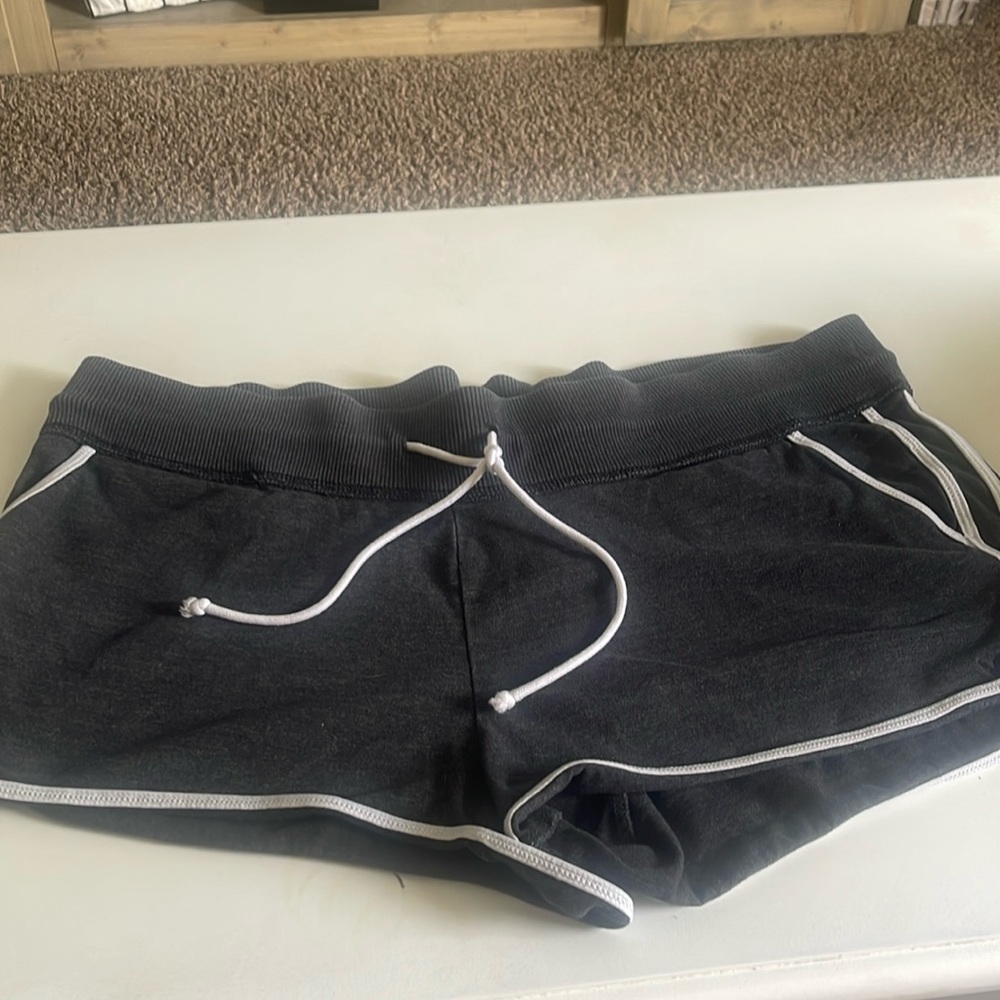 American Eagle Outfitters gray lounge shorts.